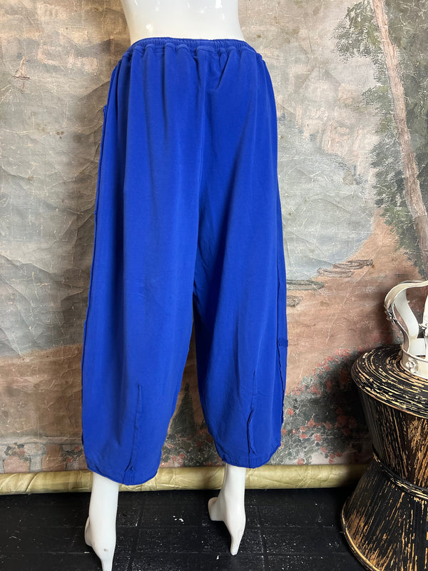 CB1373 Fleece Detail Pant-Blue