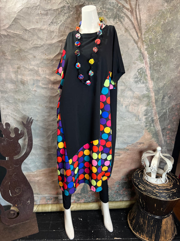 3539 Colorful Dots Dress
