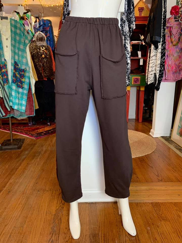 TY1777 Slim Pant-HOT COCOA